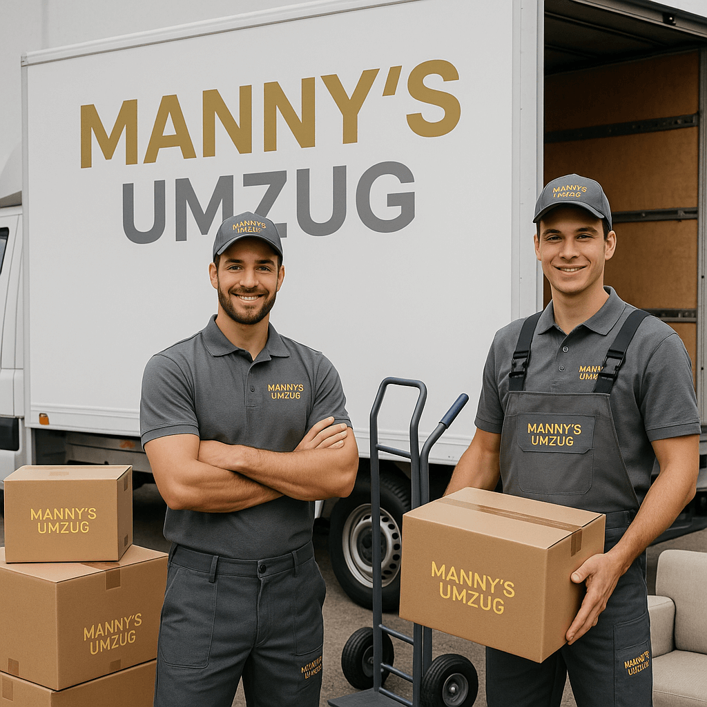 Manny's Umzüge Team bei der Arbeit